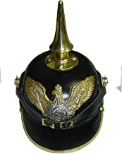 Graf von Gerlitzen Pickelhaube Leder Helm Pickelhelm Preussen D252-GÃ¶
